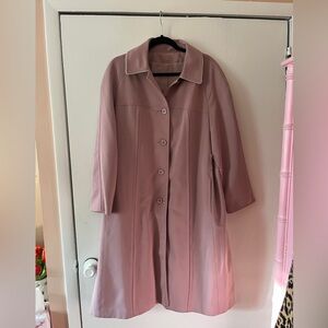 Women's Dusty Rose Long Coat 🍠
